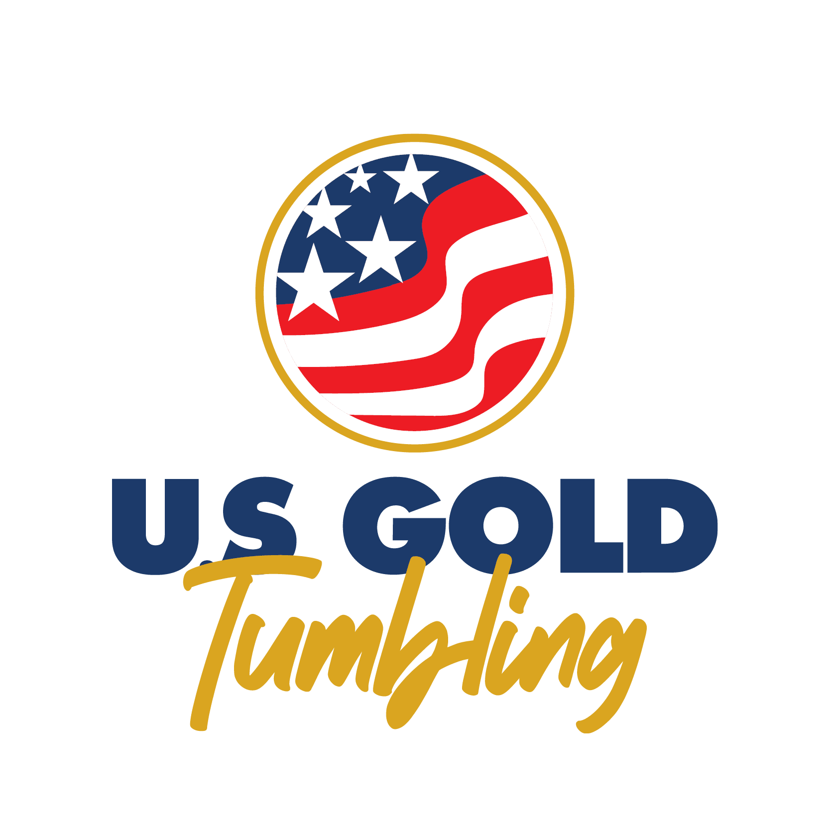 U. S. Gold Tumbling Logo