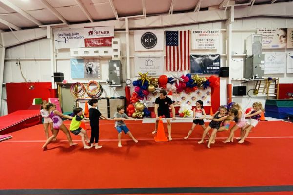 Gymnastics tug of war